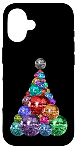 1970er Jahre Mehrfarbige Discokugel Weihnachtsbaum Hülle für iPhone 16 1970er Jahre Mehrfarbige Discokugel Weihnachtsbaum Hülle für iPhone 16 von 1970s Multicolor Disco Ball Christmas Tree