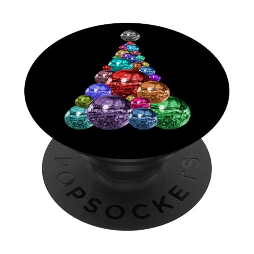 1970er Jahre Mehrfarbige Discokugel Weihnachtsbaum PopSockets Klebender PopGrip 1970er Jahre Mehrfarbige Discokugel Weihnachtsbaum PopSockets Klebender PopGrip von 1970s Multicolor Disco Ball Christmas Tree