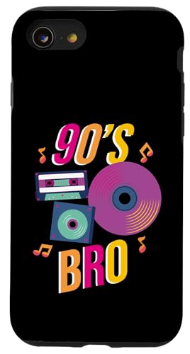 90er Bro Hülle für iPhone SE (2020) / 7 / 8 von 1990s 90s Retro Costume The Nineties Gifts Outfit