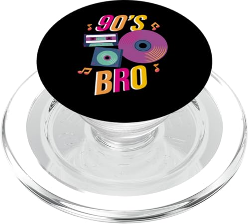 90er Bro PopSockets PopGrip für MagSafe 90er Bro PopSockets PopGrip für MagSafe von 1990s 90s Retro Costume The Nineties Gifts Outfit