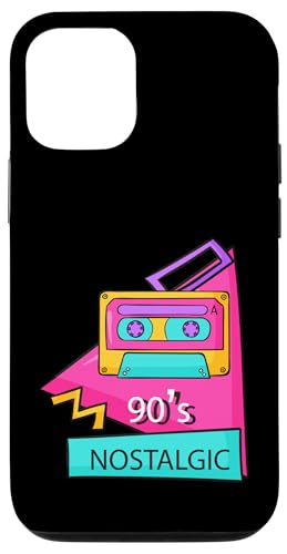 90er Jahre Nostalgie Hülle für iPhone 12/12 Pro 90er Jahre Nostalgie Hülle für iPhone 12/12 Pro von 1990s 90s Retro Costume The Nineties Gifts Outfit