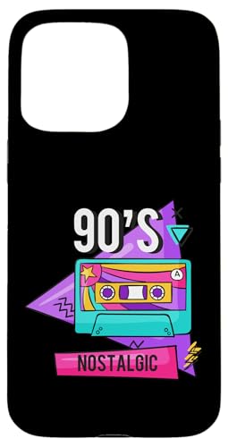90er Jahre Nostalgie Hülle für iPhone 15 Pro Max 90er Jahre Nostalgie Hülle für iPhone 15 Pro Max von 1990s 90s Retro Costume The Nineties Gifts Outfit