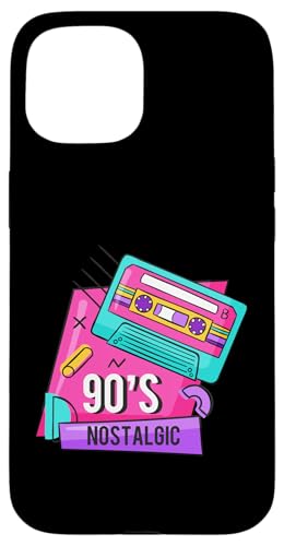 90er Jahre Nostalgie Hülle für iPhone 15 90er Jahre Nostalgie Hülle für iPhone 15 von 1990s 90s Retro Costume The Nineties Gifts Outfit