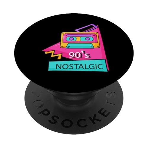 90er Jahre Nostalgie PopSockets Klebender PopGrip von 1990s 90s Retro Costume The Nineties Gifts Outfit