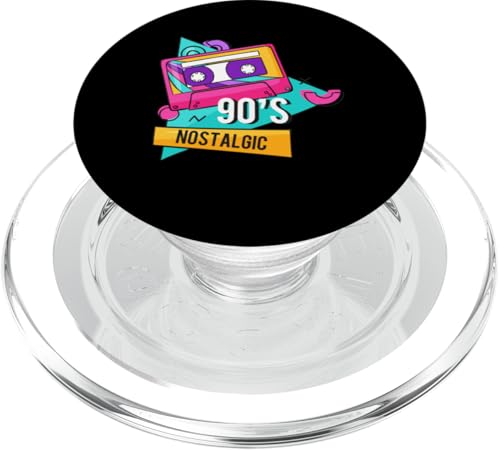 90er Jahre Nostalgie PopSockets PopGrip für MagSafe von 1990s 90s Retro Costume The Nineties Gifts Outfit