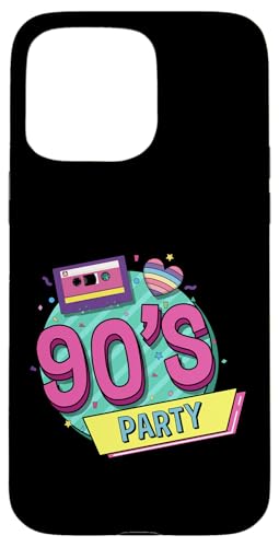 90er Jahre Party Hülle für iPhone 15 Pro Max 90er Jahre Party Hülle für iPhone 15 Pro Max von 1990s 90s Retro Costume The Nineties Gifts Outfit