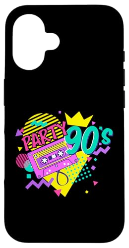 90er Jahre Party Hülle für iPhone 16 90er Jahre Party Hülle für iPhone 16 von 1990s 90s Retro Costume The Nineties Gifts Outfit