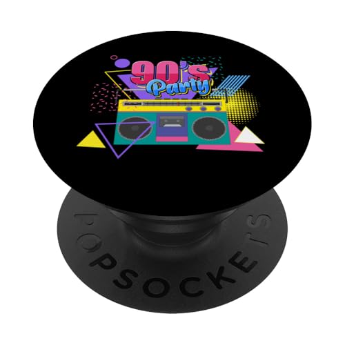 90er Jahre Party PopSockets Klebender PopGrip von 1990s 90s Retro Costume The Nineties Gifts Outfit