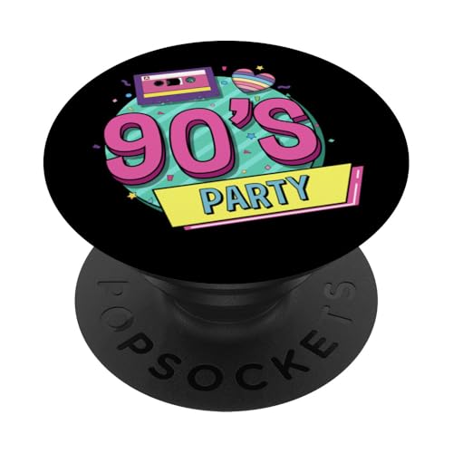 90er Jahre Party PopSockets Klebender PopGrip von 1990s 90s Retro Costume The Nineties Gifts Outfit