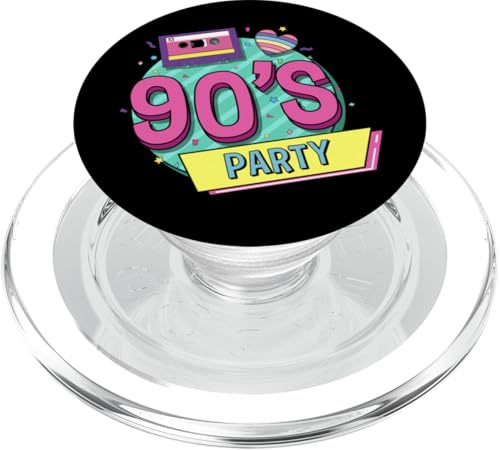 90er Jahre Party PopSockets PopGrip für MagSafe 90er Jahre Party PopSockets PopGrip für MagSafe von 1990s 90s Retro Costume The Nineties Gifts Outfit