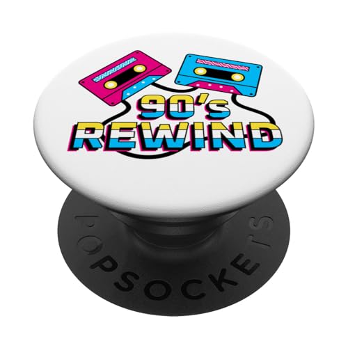 90s Rückspulen PopSockets Klebender PopGrip von 1990s 90s Retro Costume The Nineties Gifts Outfit