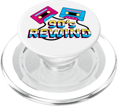 90s Rückspulen PopSockets PopGrip für MagSafe 90s Rückspulen PopSockets PopGrip für MagSafe von 1990s 90s Retro Costume The Nineties Gifts Outfit