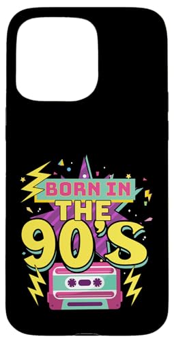 Geboren in den 90er Jahren Hülle für iPhone 15 Pro Max Geboren in den 90er Jahren Hülle für iPhone 15 Pro Max von 1990s 90s Retro Costume The Nineties Gifts Outfit