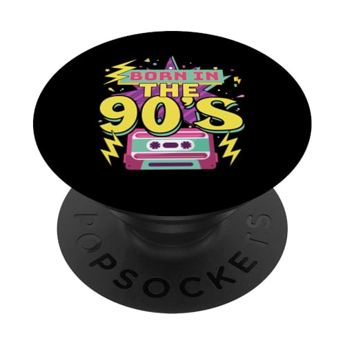 Geboren in den 90er Jahren PopSockets Klebender PopGrip von 1990s 90s Retro Costume The Nineties Gifts Outfit