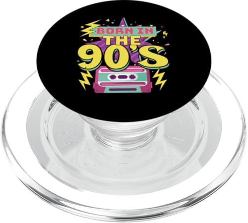 Geboren in den 90er Jahren PopSockets PopGrip für MagSafe Geboren in den 90er Jahren PopSockets PopGrip für MagSafe von 1990s 90s Retro Costume The Nineties Gifts Outfit