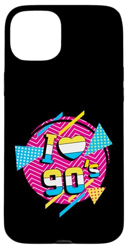 Ich liebe 90er Hülle für iPhone 15 Plus Ich liebe 90er Hülle für iPhone 15 Plus von 1990s 90s Retro Costume The Nineties Gifts Outfit