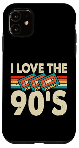 Ich liebe die 90er Hülle für iPhone 11 Ich liebe die 90er Hülle für iPhone 11 von 1990s 90s Retro Costume The Nineties Gifts Outfit