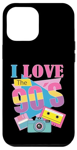 Ich liebe die 90er Hülle für iPhone 12 Pro Max Ich liebe die 90er Hülle für iPhone 12 Pro Max von 1990s 90s Retro Costume The Nineties Gifts Outfit