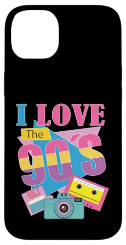 Ich liebe die 90er Hülle für iPhone 14 Plus Ich liebe die 90er Hülle für iPhone 14 Plus von 1990s 90s Retro Costume The Nineties Gifts Outfit