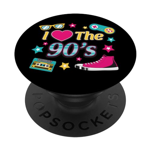 Ich liebe die 90er PopSockets Klebender PopGrip von 1990s 90s Retro Costume The Nineties Gifts Outfit