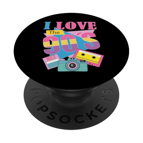 Ich liebe die 90er PopSockets Klebender PopGrip von 1990s 90s Retro Costume The Nineties Gifts Outfit