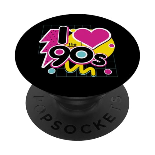 Ich liebe die 90er PopSockets Klebender PopGrip von 1990s 90s Retro Costume The Nineties Gifts Outfit