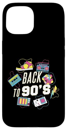Zurück in die 90er Hülle für iPhone 15 Zurück in die 90er Hülle für iPhone 15 von 1990s 90s Retro Costume The Nineties Gifts Outfit