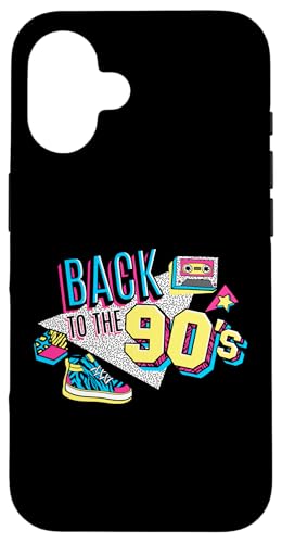 Zurück in die 90er Hülle für iPhone 16 Zurück in die 90er Hülle für iPhone 16 von 1990s 90s Retro Costume The Nineties Gifts Outfit