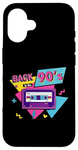 Zurück in die 90er Hülle für iPhone 16 Zurück in die 90er Hülle für iPhone 16 von 1990s 90s Retro Costume The Nineties Gifts Outfit
