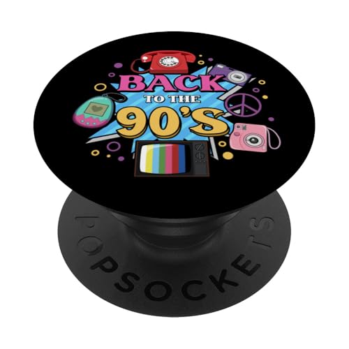 Zurück in die 90er PopSockets Klebender PopGrip von 1990s 90s Retro Costume The Nineties Gifts Outfit