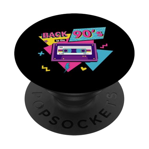 Zurück in die 90er PopSockets Klebender PopGrip von 1990s 90s Retro Costume The Nineties Gifts Outfit