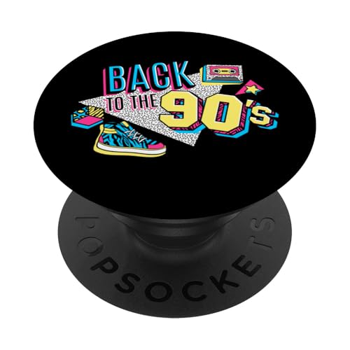 Zurück in die 90er PopSockets Klebender PopGrip von 1990s 90s Retro Costume The Nineties Gifts Outfit