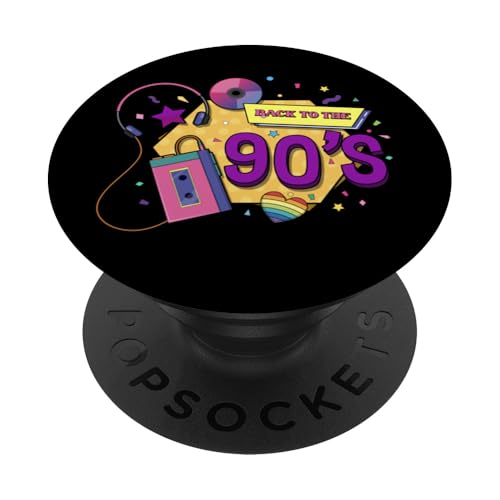 Zurück in die 90er PopSockets Klebender PopGrip von 1990s 90s Retro Costume The Nineties Gifts Outfit