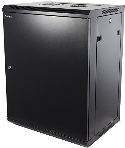 15 HE 19 Zoll - 19" Wandschrank mit geschlossener Tür (BxTxH) 600x450x820mm - NEU! 19Power GmbH von 19Power