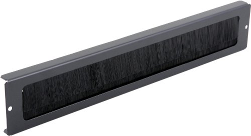 19 Zoll - 19" Blende für Kabeldurchführung mit Bürstendichtung von 19Power