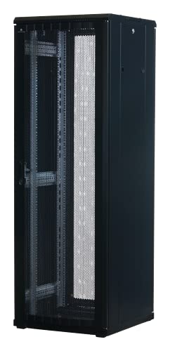 19Power 37 HE 19 Zoll - 19" Serverschrank mit Gitternetz-Türen vorne und hinten (BxTxH) 600x600x1800mm - NEU GmbH von 19Power
