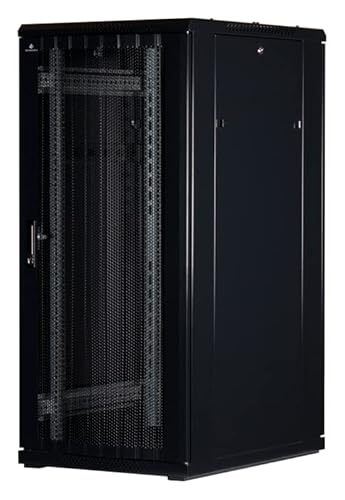 27 HE 19 Zoll - 19" Serverschrank mit Gitternetz-Türen vorne und hinten (BxTxH) 600x800x1400mm - NEU! 19Power GmbH von 19Power