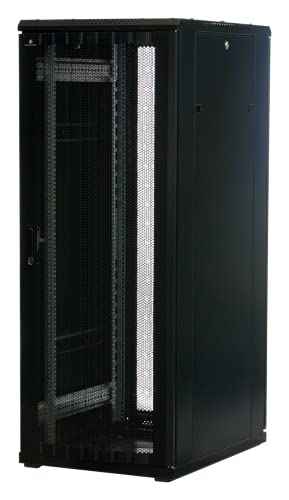 32 HE 19 Zoll - 19" Serverschrank mit Gitternetz-Türen vorne und hinten (BxTxH) 600x800x1600mm - NEU! 19Power GmbH von 19Power
