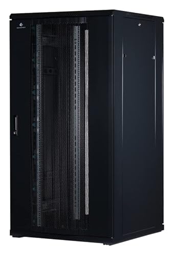 32 HE 19 Zoll - 19" Serverschrank mit Gitternetz-Türen vorne und hinten (BxTxH) 800x800x1600mm - NEU! 19Power GmbH von 19Power