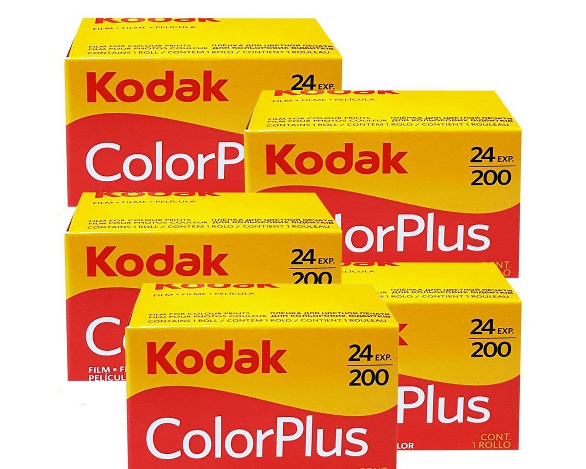 Kodak Farbnegativfilm 5x Kodak Color plus 200 135/24 Kleinbildfilm für, 120 Kodak Farbnegativfilm 5x Kodak Color plus 200 135/24 Kleinbildfilm für, 120 von Kodak