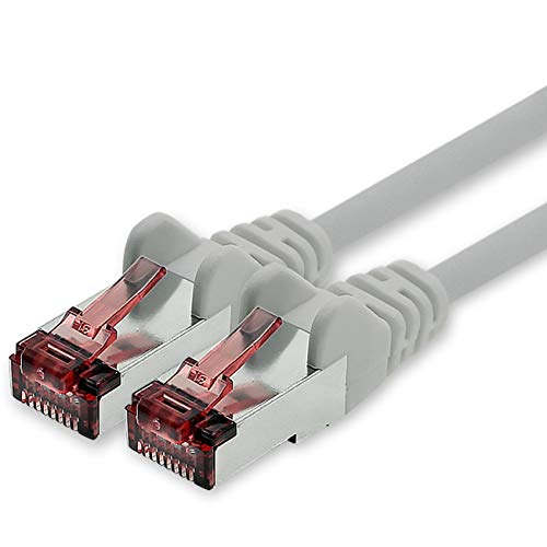 1CONN Cat6 Netzwerkkabel 10m grau Ethernetkabel Lankabel Cat6 Lan Netzwerk Kabel Sftp Pimf Patchkabel 1000 Mbit s von 1CONN