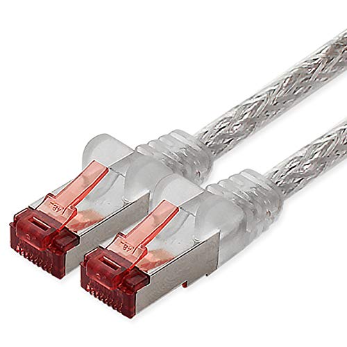 1CONN Cat6 Netzwerkkabel 15m transparent Ethernetkabel Lankabel Cat6 Lan Netzwerk Kabel Sftp Pimf Patchkabel 1000 Mbit s von 1CONN