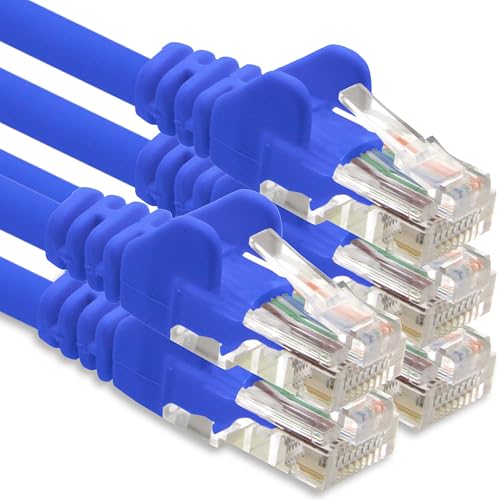 1CONN Netzwerkkabel CAT-6-Kabel RJ45 5x 0.5 m - Blau 1CONN Netzwerkkabel CAT-6-Kabel RJ45 5x 0.5 m - Blau von 1CONN