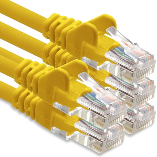 1CONN Netzwerkkabel CAT-6-Kabel RJ45 5x 0.5 m - Gelb 1CONN Netzwerkkabel CAT-6-Kabel RJ45 5x 0.5 m - Gelb von 1CONN