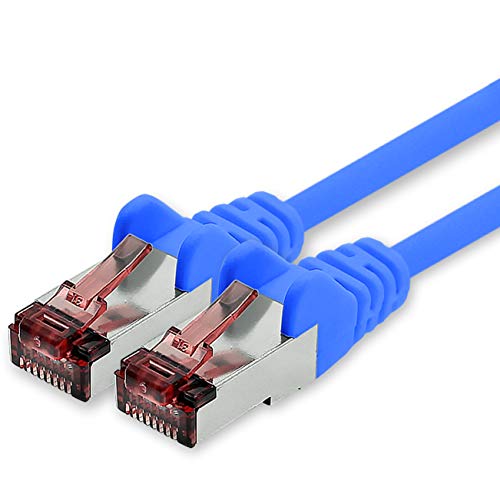 Cat6 Netzwerkkabel 1m blau Ethernetkabel Lankabel Cat6 Lan Netzwerk Kabel Sftp Pimf Patchkabel 1000 Mbit s von 1CONN