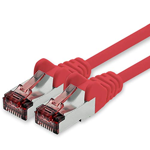 Cat6 Netzwerkkabel 1m rot Ethernetkabel Lankabel Cat6 Lan Netzwerk Kabel Sftp Pimf Patchkabel 1000 Mbit s von 1CONN