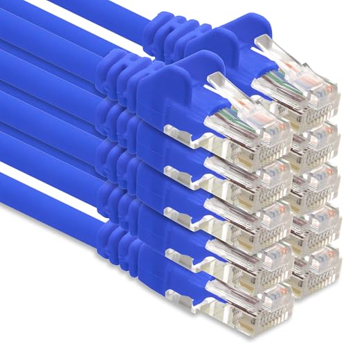 Netzwerkkabel CAT-6-Kabel RJ45 10x 2 m - Blau Netzwerkkabel CAT-6-Kabel RJ45 10x 2 m - Blau von 1CONN