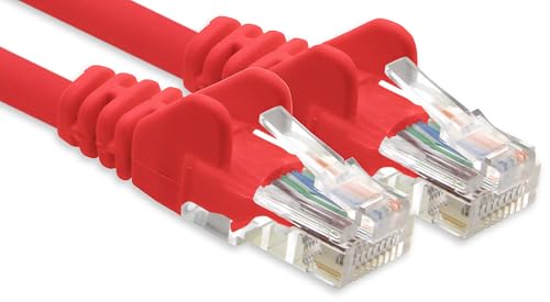Netzwerkkabel CAT-6-Kabel RJ45 1x 15 m - Rot Netzwerkkabel CAT-6-Kabel RJ45 1x 15 m - Rot von 1CONN