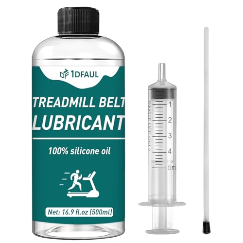 1DFAUL 500 ml silikonöl laufband, laufband öl, reduziert Reibung, Lärm und Verschleiß, laufbandöl Passend für verschiedene Laufbandmodelle von 1DFAUL