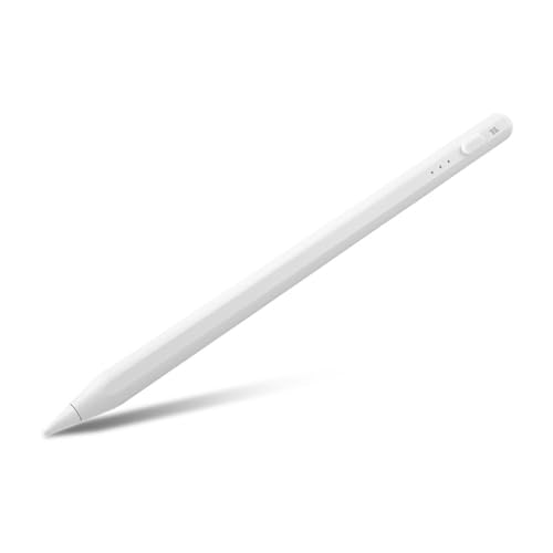 1Life ta: Stylus Pencil - Touch Screen Pen, Pen Kompatibel mit iPad, Palm Rejection Stylus Pen, Stift mit Tip, Bluetooth 5.1 Verbindung, Weiß von 1Life
